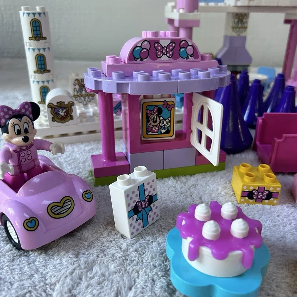 Lego Duplo Sets #6154 Disney Cinderella Castle #10873 Minnie &10595 Sofia READ